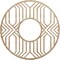 Ekena Millwork Empire Wood Fretwork Pierced Ceiling Medallion, Red Oak, 34"OD x 12 1/2"ID x 3/8"T CMWP34X34X0375EPRO - alternate 1
